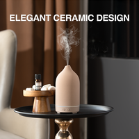 Diffuseur d'arômes électrique à ultrasons en céramique pour huiles essentielles à base d'eau, diffuseur de parfum pour la maison