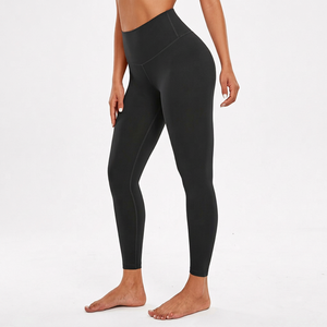 Butterluxe Women's Casual High-Waisted Lounge <b>Leggings</b> Breathable Anti-Bacterial Snagging Resistance Solid <b>Pattern</b> Knitted - Product Image 1