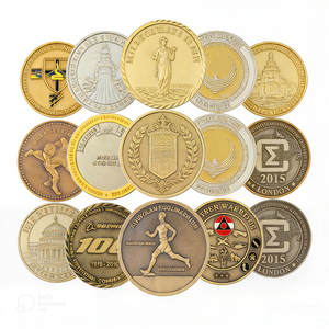 Koin Logam Tembaga Kuningan Kustom Grosir Ukuran 30mm40mm 50mm, Koin Kosong untuk Ukiran Laser - Product Image 2