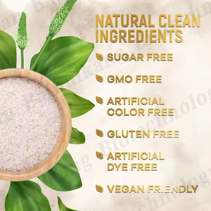 प्राकृतिक पेसिलियम चूक्स कैप्सूल <span class=keywords><strong>100</strong></span>% शुद्ध सिलियम फाइबर पाचन स्वास्थ्य पूरक - Product Image 3