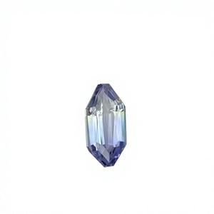 Piedra de Tanzanita Sirena Natural Certificada de 2.87 Quilates, Sin Calentar, Corte en Forma de Escudo, con Excelente Color, Zoisita Natural, Limpia como el Ojo - Product Image 1