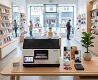 Nouvelle imprimante UV portable Beric A5 XP600 WiFi automatique 1440DPI, mini imprimante de bureau à plat pour personnalisation DIY, coques de téléphone, relief, cartes d'identité