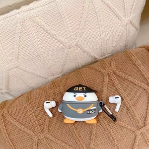 Nouveaux designs 3D Get Rich Duck Coque de protection pour <span class=keywords><strong>Air</strong></span> <span class=keywords><strong>Pod</strong></span> Regular pour Apple Airpods <span class=keywords><strong>Pro</strong></span> <span class=keywords><strong>1</strong></span> 2 3 Étuis - Product Image 4