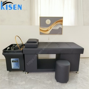 KISEN Sillón Lavacabezas Portátil Multifuncional para Salón de Belleza con Circulación de Agua y Vaporizador en Venta - Product Image 1