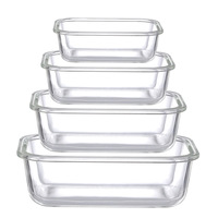 Bol et assiette en verre polyvalents résistants à la chaleur pour four à micro-ondes et friteuse à air, pour plats et moules de cuisson