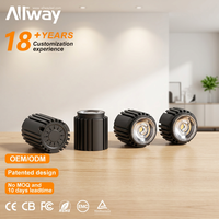 Module d'éclairage intérieur Allway, LED blanche, downlight rond pour hôtel, 5W 9W 12W 18W, encastré au plafond, sans cadre, lampes pour la maison