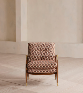 Italia lujo Vintage Interior muebles para el hogar sala de estar moderna madera maciza latón sillón - Product Image 3