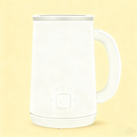 Mousseur à lait automatique SMF-800 certifié qualité, design écologique, capacité 280 ml, forme bouilloire pour usage domestique en cuisine