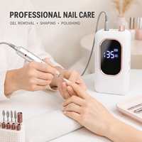 Kit d'outils pour ongles Vantrend Beauty 45000RPM, professionnel, qualité salon, rechargeable, portable, avec clip ceinture, fabricant de perceuses à ongles.