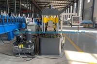 Machine de formage de profilés légers automatique contrôlée par PLC, modèle C 50-100, pour la construction, prix abordable