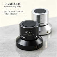 Support de câble HiFi renforcé en silicone, isolateur de vibrations avec pieds à billes en céramique, amplificateur de performance audio pour câbles d'amplificateur et de haut-parleurs