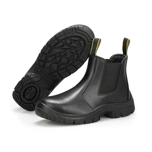 Stivali da Lavoro in Pelle Jessubond per Uomo con Punta in Acciaio Impermeabile Morbidi e Antiscivolo Primavera Estate - Product Image 6