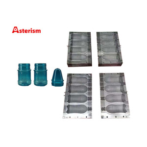 Moldeo de aluminio de acero barato molde de soplado de cuatro cavidades PET PP moldeado por soplado botella de plástico fabricante de moldes personalizados - Product Image 3