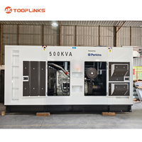 Groupe électrogène diesel triphasé AC à refroidissement par eau de 400 kVA, 500 kVA, 600 kVA, 700 kVA de Guangzhou avec moteur Perkins à vendre