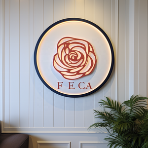 Biển hiệu <span class=keywords><strong>LED</strong></span> tùy chỉnh CARREY bằng thép không gỉ, gương, biển hiệu tròn <span class=keywords><strong>LED</strong></span> tùy chỉnh, biển hiệu điện tử có đèn nền, biển hiệu phát sáng ngoài trời, <span class=keywords><strong>logo</strong></span> - Product Image 3