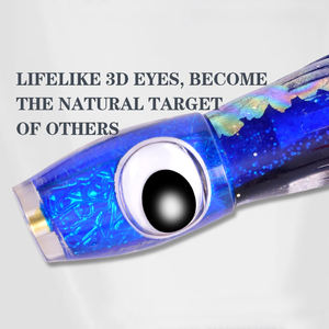 Leurre de pêche souple, fabrication sur mesure, leurres de pêche à <span class=keywords><strong>la</strong></span> traîne, jupes souples en PVC, leurres faits à <span class=keywords><strong>la</strong></span> <span class=keywords><strong>main</strong></span>, leurres souples de pêche à <span class=keywords><strong>la</strong></span> traîne en bateau - Product Image 4