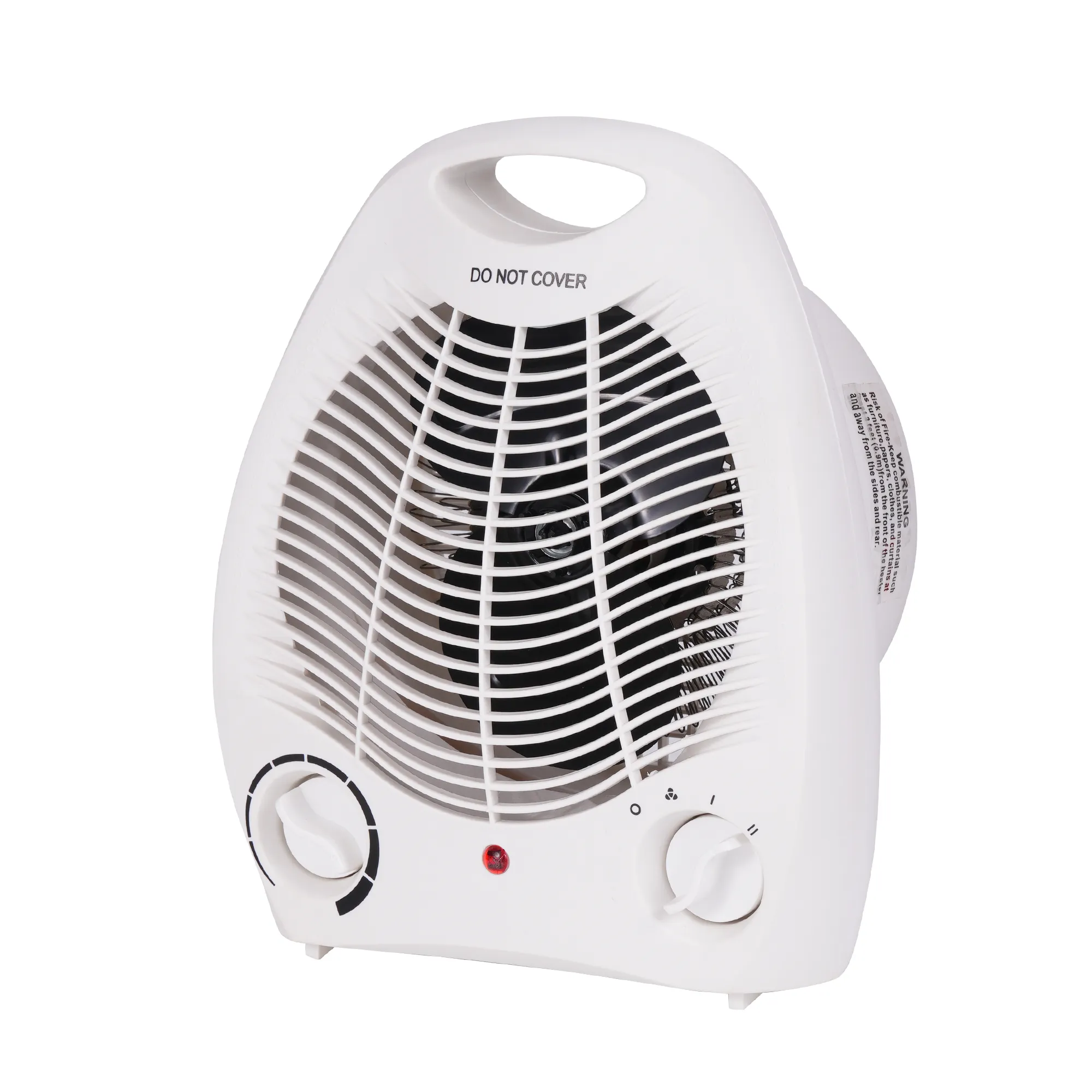 Factory Price Portable 2 Heating Settings Space Fan Heater with Indicator Light