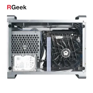 Rgeek Rgb Aluminium Acryl Mini Itx Pc Gaming Computer Case