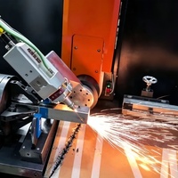 Máquina de Corte Láser de Fibra CNC para Tubos con Mandril Rotatorio 3D 45 °   Cortadora de tubos con alimentación automática y corte a cero para tubos redondos y cuadrados