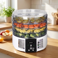 Verstelbare temperatuurregeling jerky vlees fruit rundvlees groente droogmachine dehydrator voedseldehydrator machine