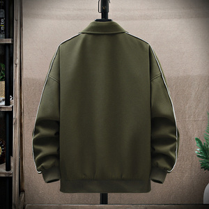 Customized logo Lapel 2025 autumn and winter new <b>men's</b> Korean casual solid color youth <b>jacket</b> trend coat breathable fashion - Product Image 4