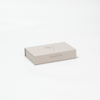 Logo personnalisé recyclable mini petite boîte magnétique papier d'emballage vide boîte cadeau premium pour bébé pour cadeau