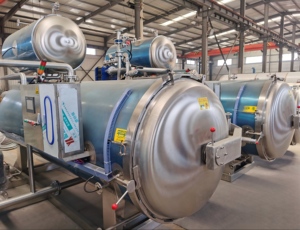 Volledig geautomatiseerde spuitsterilisatiepot, hogedruksterilisatie van voedsel - Product Image 2