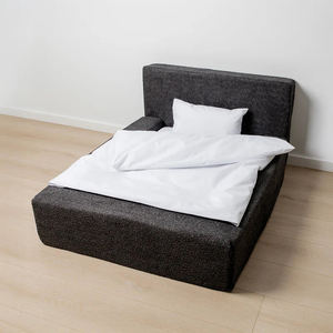 Neuheiten Haustier bett Hersteller Großhandel Haustier Hunde bett Schaum füllung und Boucle Stoff Marshmallow Hunde bett - Product Image 3