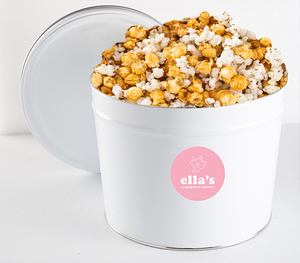 Hộp Thiếc Bỏng Ngô Giáng Sinh Hình Tròn Lớn 2 Gallon In Theo Yêu Cầu Hộp Thiếc Đóng Gói Bỏng Ngô Bằng Kim Loại Khuyến Mại Tinh Tế Có Nắp - Product Image 5