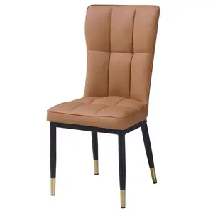 Chair Gold Luxury Cheap leather Modern Stool Wholesale Lounge Accent Metal Dining Home Sets Furniture Living Room Chairs