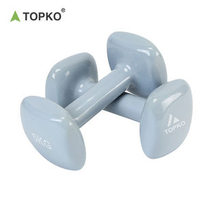 TOPKO en stock haltère carré d'exercice à domicile en fonte bleue de haute qualité + PVC 5kg - Product Image 2