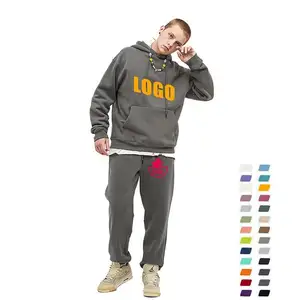 Groothandel Tweedelige Jogger Set Tech Mannen Zweet Pak Leveranciers 2021 Custom Zweetkostuums Met Logo Mannen Vrouwen Custom Set