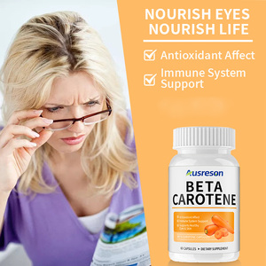 Капсулы VitaSpring Бета-каротин, 500 мг, с экстрактом моркови, витаминная добавка - Product Image 2