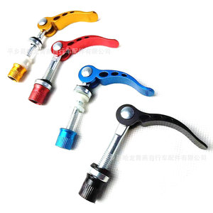 Abrazadera de liberación rápida para sillín de bicicleta, de aluminio, 8mmx60mm, con tuerca de bloqueo, ajuste universal del sillín - Product Image 2