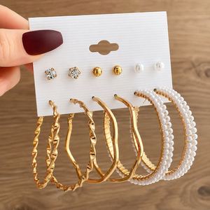 Nuevos Aretes de Aro con Perlas y Corazones, Chapados en Oro, con Mariposas, para Mujer, Venta al por Mayor de Joyería - Product Image 3
