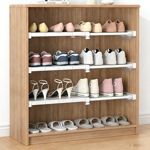Clothing Organizer Adjustable Shelving Unit Rectangle Bolt Inserting Type For Wardrobe Storage Solution - Product Image 4