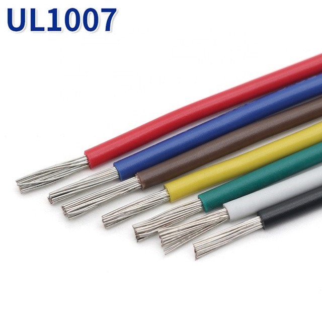 AWM UL1007 vw 1 Cable 18awg 20awg 22awg 24awg 28awg 30awg 80c 300v Flexible Pvc 1007 Multi Core Tinned Copper Electronic Wire