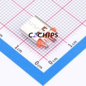 HC-TYPE-C-14P-LC01F USB Connector Through hole Component (THT) Connector Type-C Female Through Hole 14P - Product Image 2