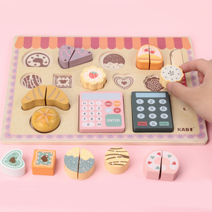 <strong>Wooden</strong> Children's Restaurant Role Playing <strong>Toys</strong> Educational <strong>Wooden</strong> Kitchen Cutting Play Pretend <strong>Food</strong> Set <strong>Toys</strong> for Kids - Product Image 2