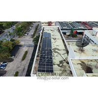 Système de montage de panneau solaire en aluminium CE pv pour toit plat à usage domestique et commercial structure pv support de toit en tuiles