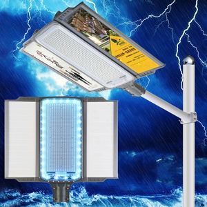 Lumière publicitaire solaire intelligente RGB 600W à changement de couleur avec télécommande pour parking extérieur et éclairage solaire intelligent - Product Image 3