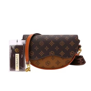 Sac à main de luxe de marque célèbre 2026 pour femme en cuir véritable à rayures avec fermeture éclair imperméable - Product Image 1