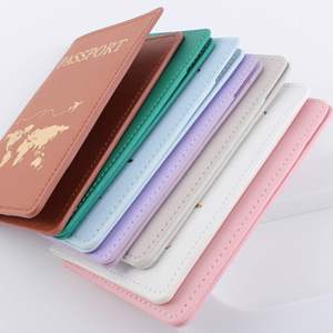 Nuevo Portadocumentos de Viaje de Cuero PU, Protector de Pasaporte para Viajar - Product Image 3