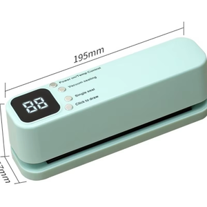 Huyo Charging Mini Wireless Fully Automatic Touch Control Sustainable Fashionable <b>Portable</b> <b>Vacuum</b> Sealing Machine Household - Product Image 1