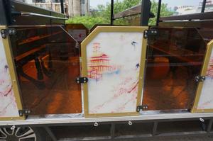 รถไฟท่องเที่ยวกลางแจ้งแบบใช้แบตเตอรี่ ดอร์ลิน ผลิตจากโลหะ สำหรับขาย - Product Image 2