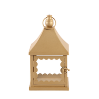 Ensemble de 3 lanternes en verre noires et blanches en fer industriel, porte-bougie décoratif en métal, décoration pour la maison, le jardin, la terrasse extérieure