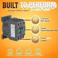 Contactor Magnético Eléctrico de Alta Calidad 40A 220V AC para Distribución de Energía LC1E40