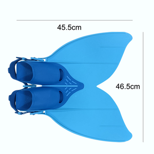 Bonne performance adulte monopalme avec queue de sirène palmes de natation PP + TPE + caoutchouc matériel facile ensemble de plongée - Product Image 4