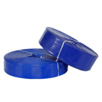 Tuyau plat en PVC haute pression 2 3 4 6 8 pouces, tuyau flexible de refoulement d'eau pour l'irrigation agricole