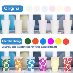 Étiquette autocollante thermosensible personnalisée à changement de couleur pour produits d'extérieur, impression vinyle avec logo détecteur de température - Product Image 6